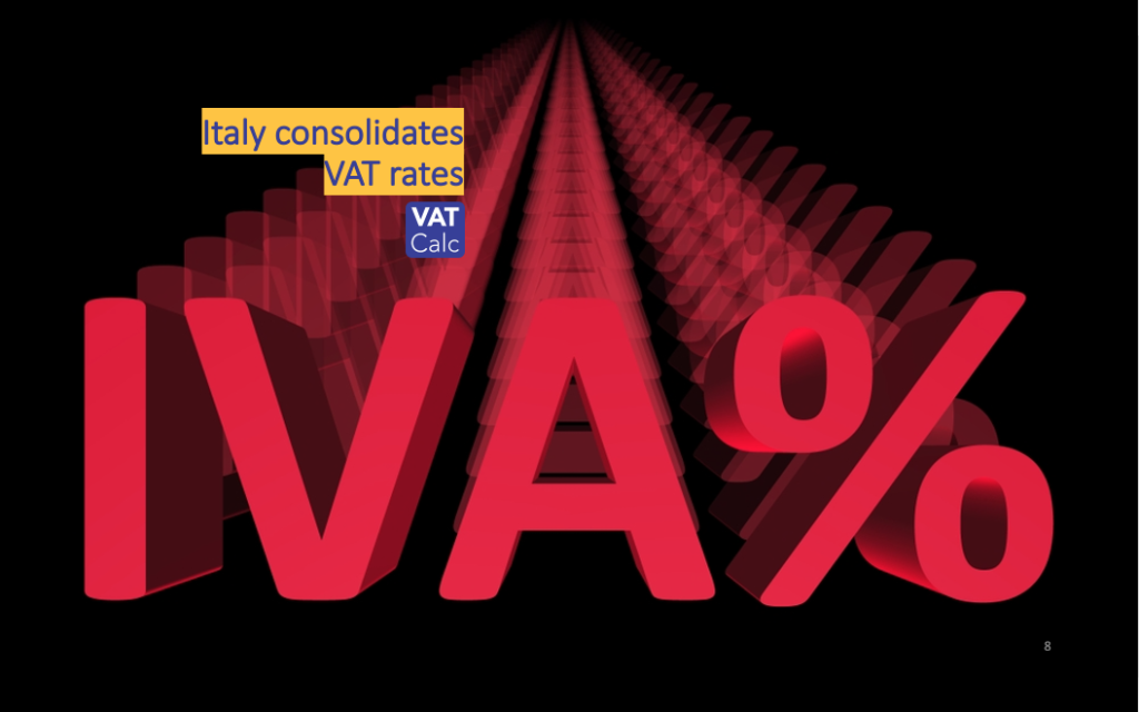 Italy To Consolidate VAT Rates Vatcalc Com   Italy VAT 1024x640 